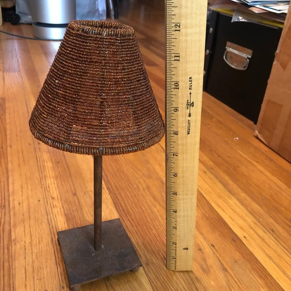 Beaded Shades and Candlesticks